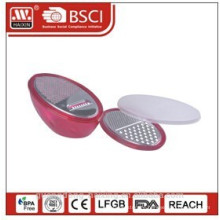 Plastic vegetable grater set with bowl and lid,FDA